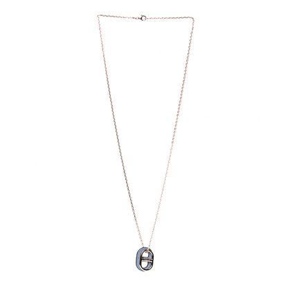 Hermes Swift O'Maillon Pendant Necklace Bleu Electrique 2 of 4