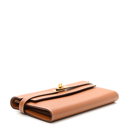 Hermes Epsom Kelly Longue Wallet Gold 4 of 7