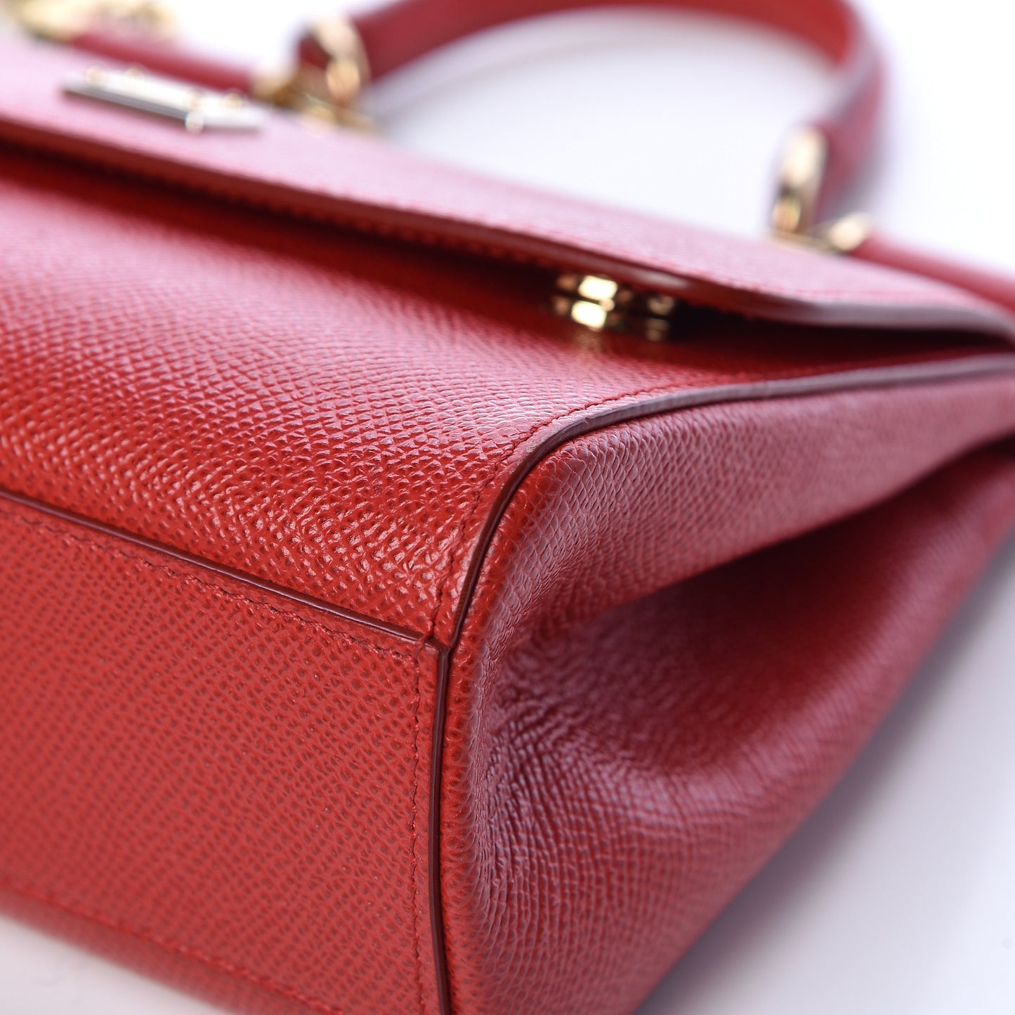 Dauphine Small Miss Sicily Satchel Dark Red