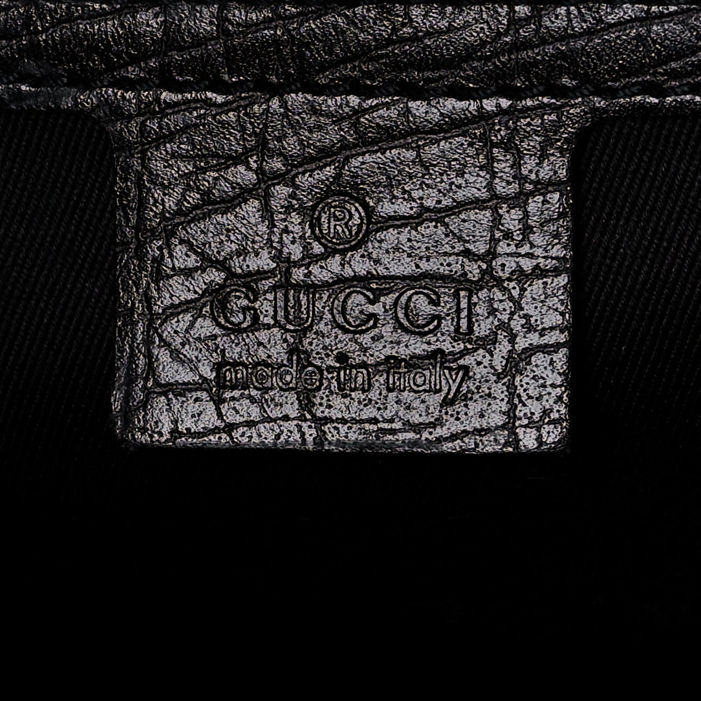 Monogram Bamboo Bullet Bag Black