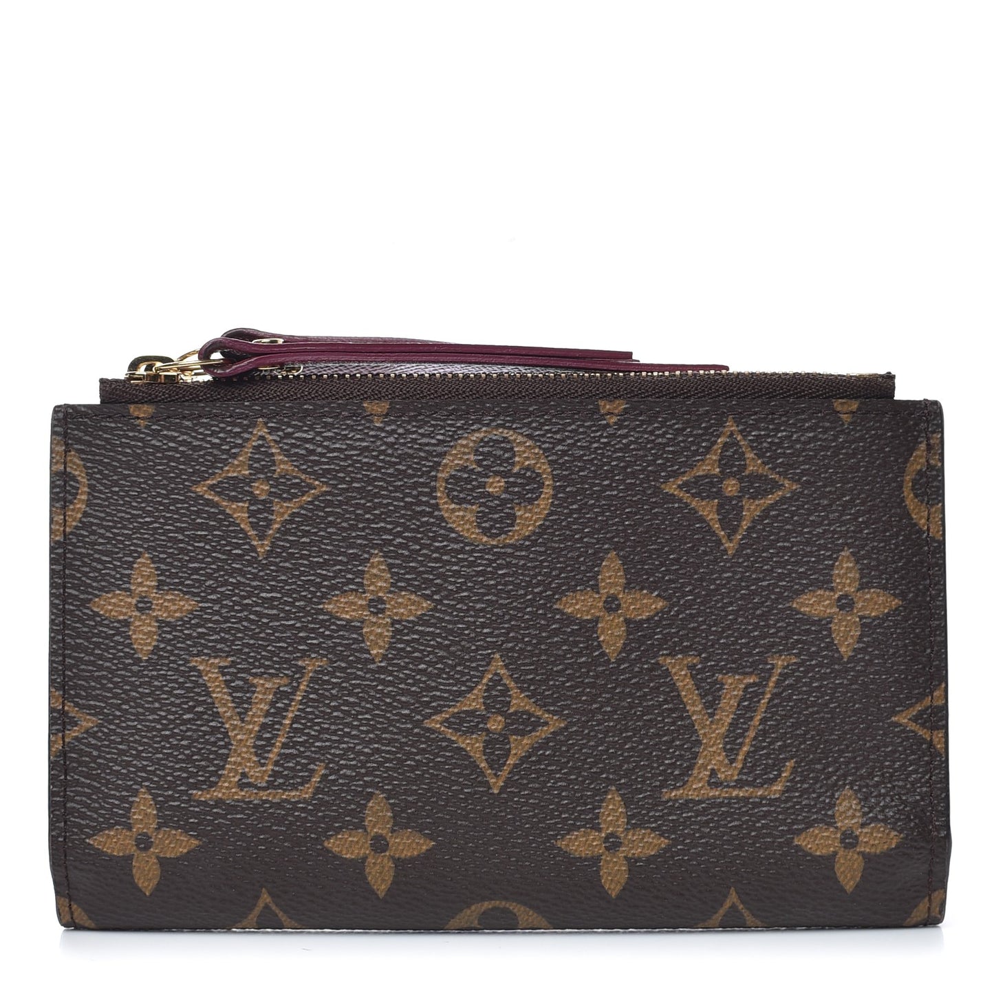 Monogram Adele Compact Wallet Fuchsia