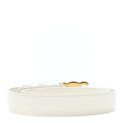 Celine Taurillon Triomphe Medium 25mm Belt 75 30 Rice 2 of 6