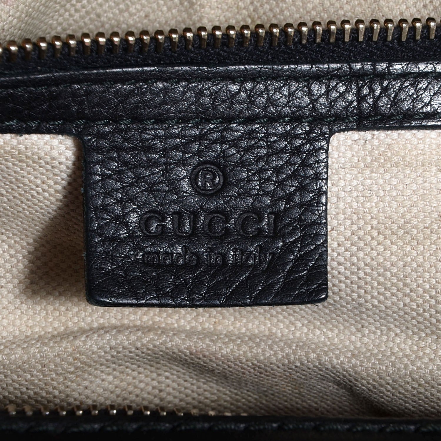 Gucci Calfskin Vintage Web Medium Boston Black 6 of 9