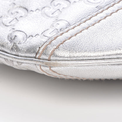 Gucci Metallic Guccissima Small Princy Hobo Silver 8 of 9