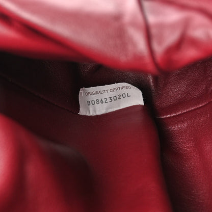 Bottega Veneta Smooth Butter Calf The Pouch Oversized Clutch Bordeaux 7 of 11