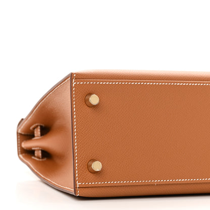Hermes Epsom Kelly Sellier 25 Gold 9 of 11
