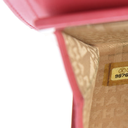 Chanel Lambskin Lucky Symbols French Flap Wallet Pink 13 of 14