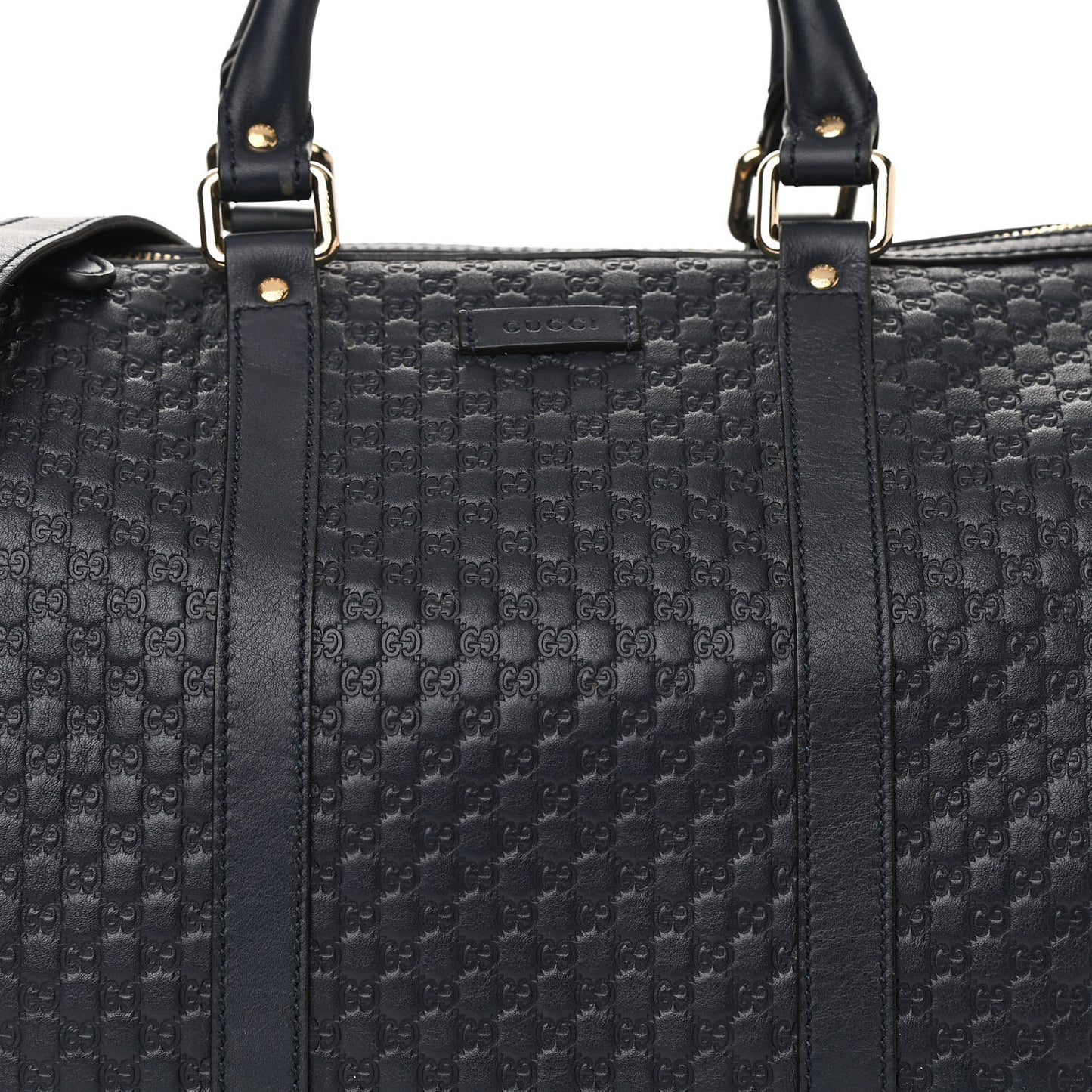 Microguccissima Medium Boston Navy