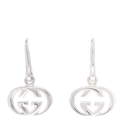 Gucci Sterling Silver Britt Drop Earrings 1 of 6