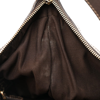 Gucci GG Monogram Medium Charmy Hobo Dark Brown 13 of 21