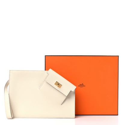 Hermes Epsom Kelly Pocket To Go Pouch Craie 10 of 10