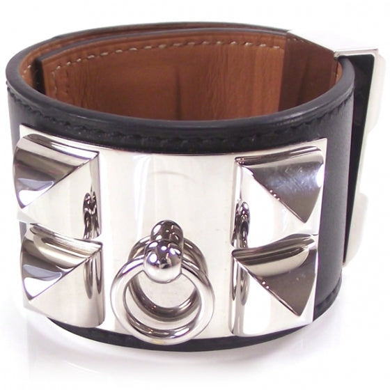 Hermes Tadelak Leather Collier de Chien Bracelet 1 of 6