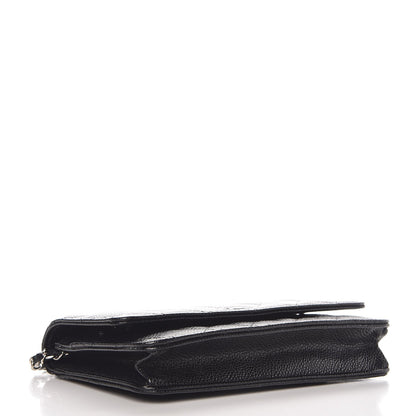 Chanel Caviar Quilted Wallet On Chain WOC Black 4 of 8