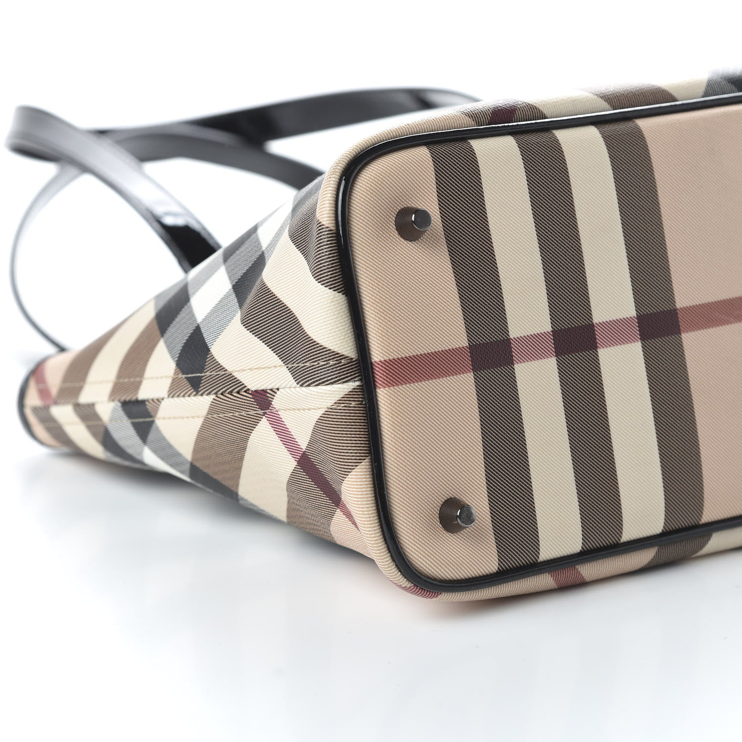 Burberry Supernova Check Regent Tote Black 6 of 9