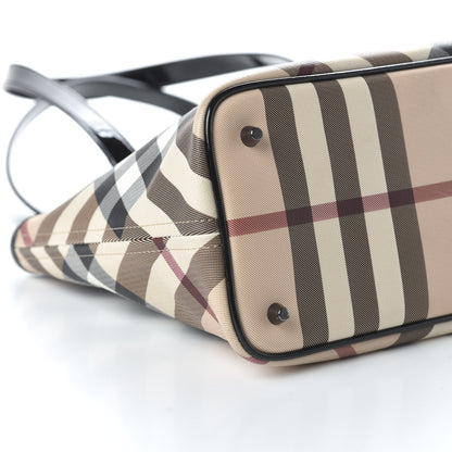 Burberry Supernova Check Regent Tote Black 6 of 9