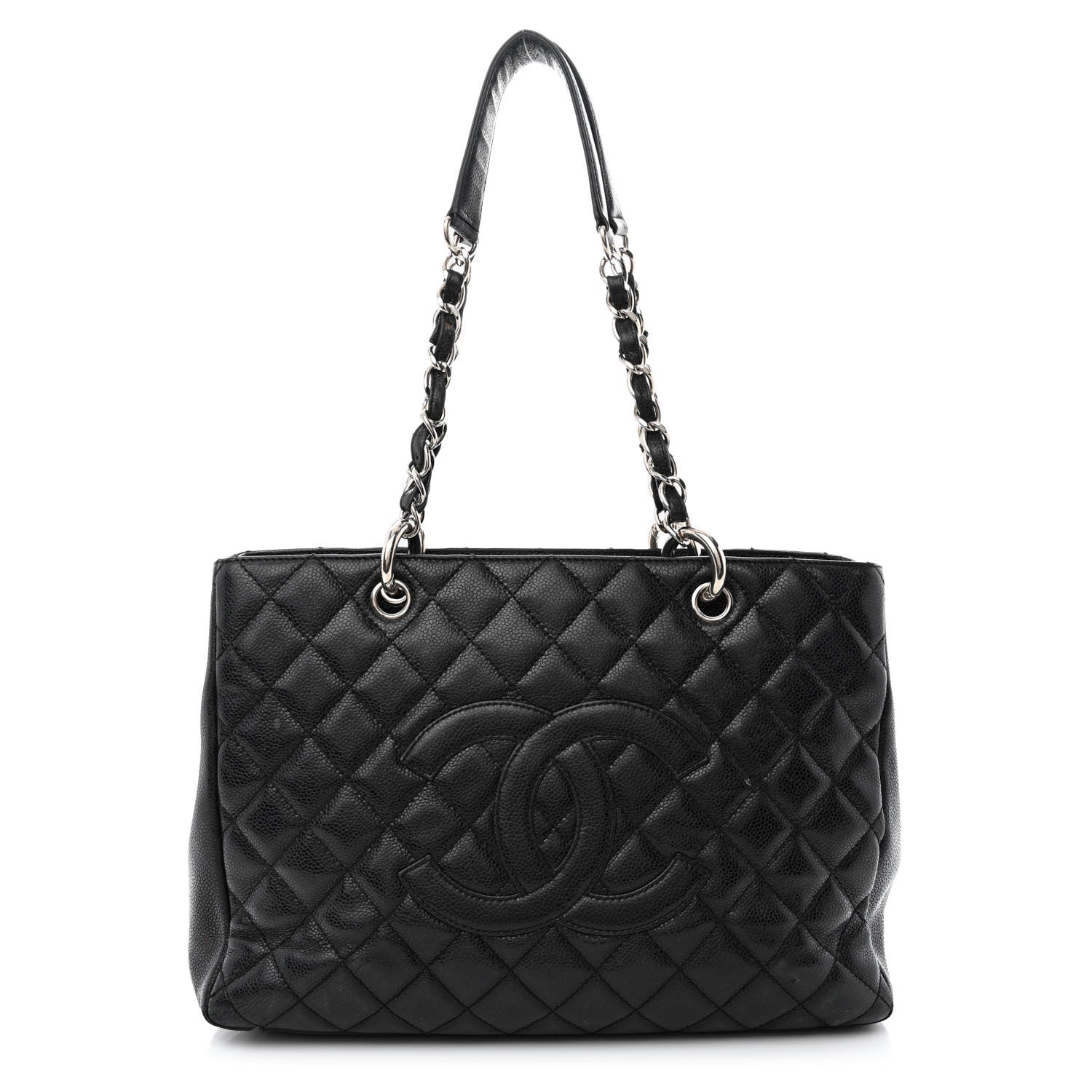 Chanel Caviar Quilted Grand Shopping Tote GST Black 1 of 13