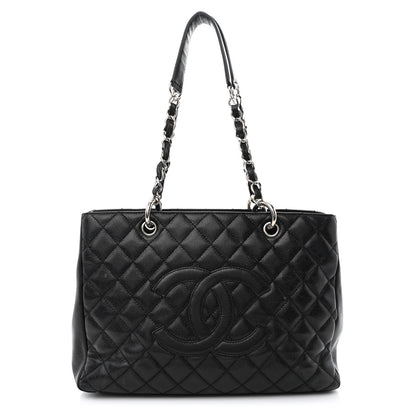 Chanel Caviar Quilted Grand Shopping Tote GST Black 1 of 13
