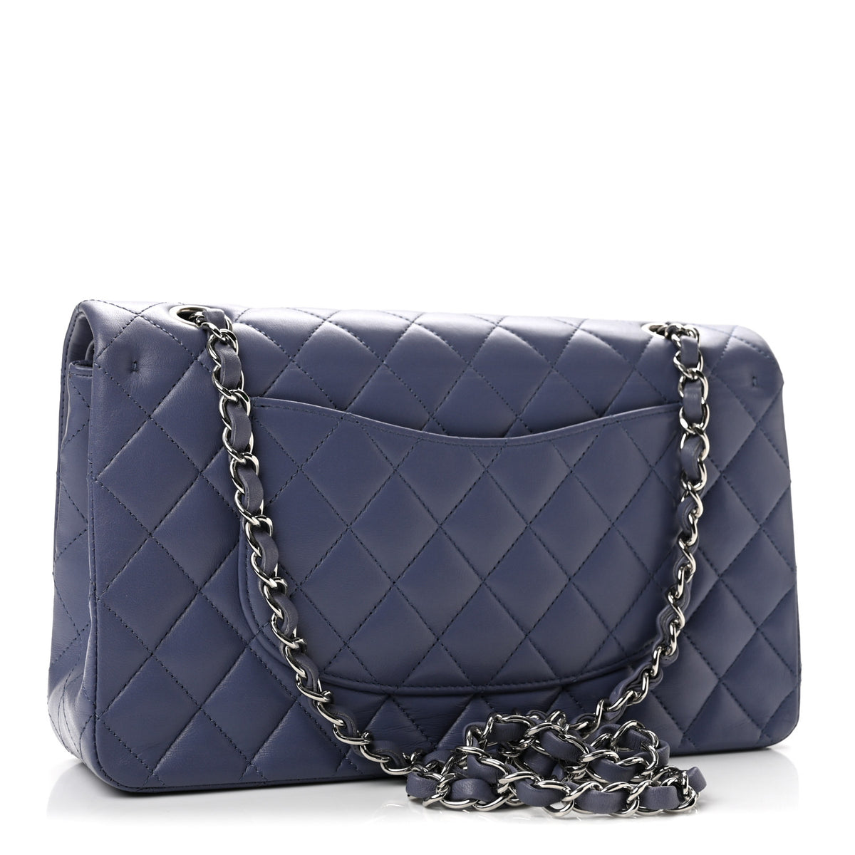 Chanel Lambskin Quilted Medium Double Flap Light Purple 3 of 13