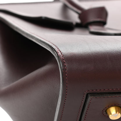 Celine Smooth Calfskin Small Tie Knot Tote Burgundy 16 of 18