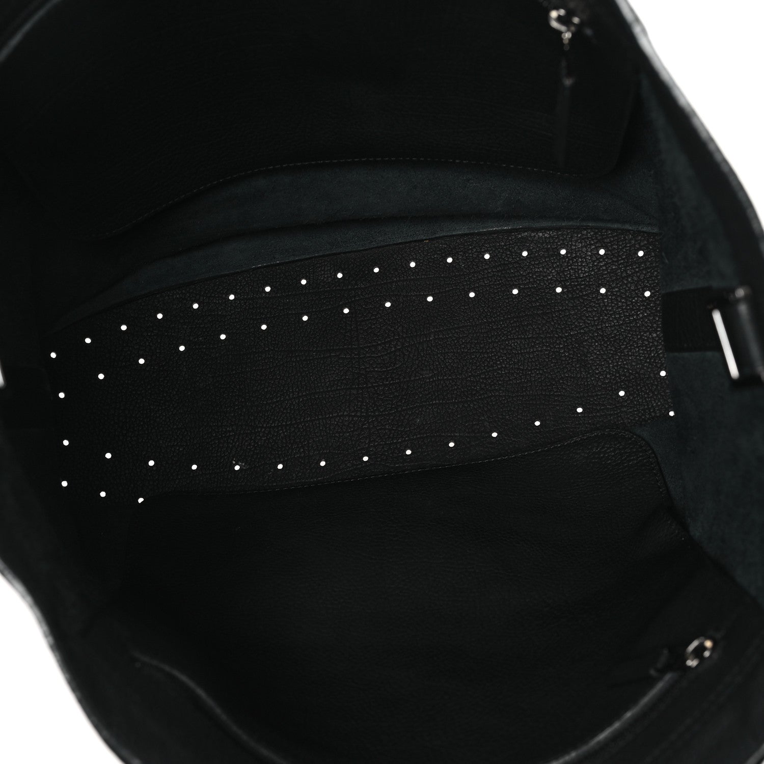 Delvaux Grained Calfskin Le Pin Tote Black 5 of 14