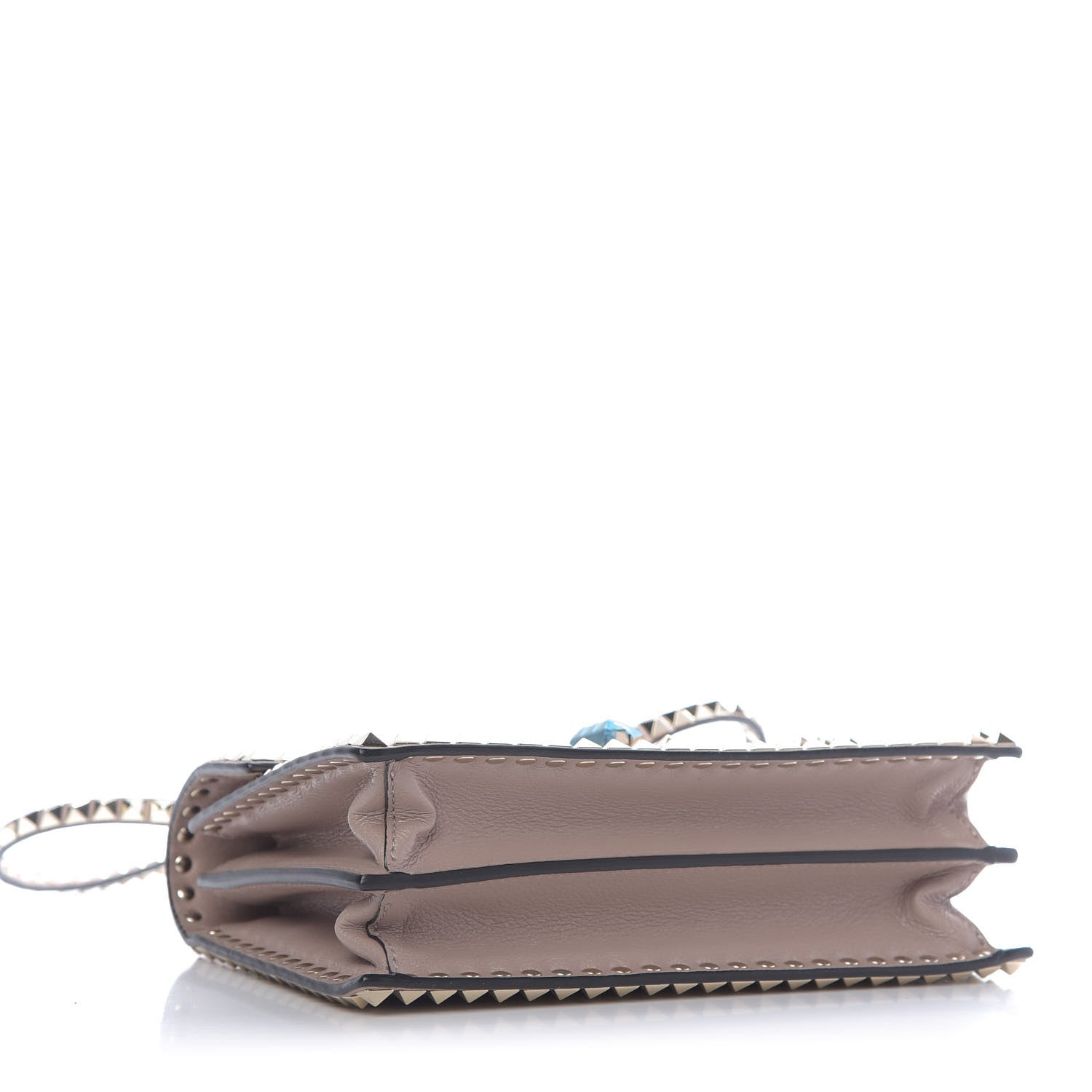 Valentino Garavani Vitello Small Rockstud No Limit Shoulder Bag Poudre 4 of 8