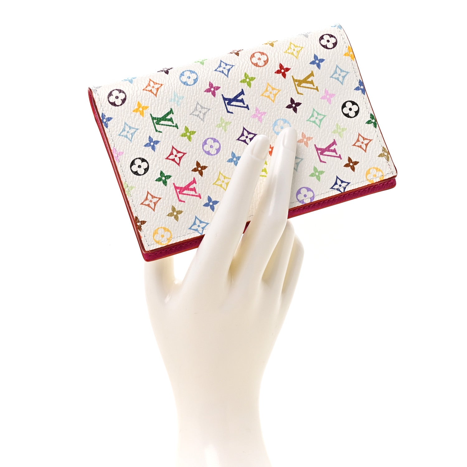 Louis Vuitton LV X TM Monogram Multicolor Passport Cover White 2 of 7