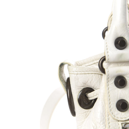Balenciaga Agneau Classic Hardware Mini Pompon Ivory 12 of 14