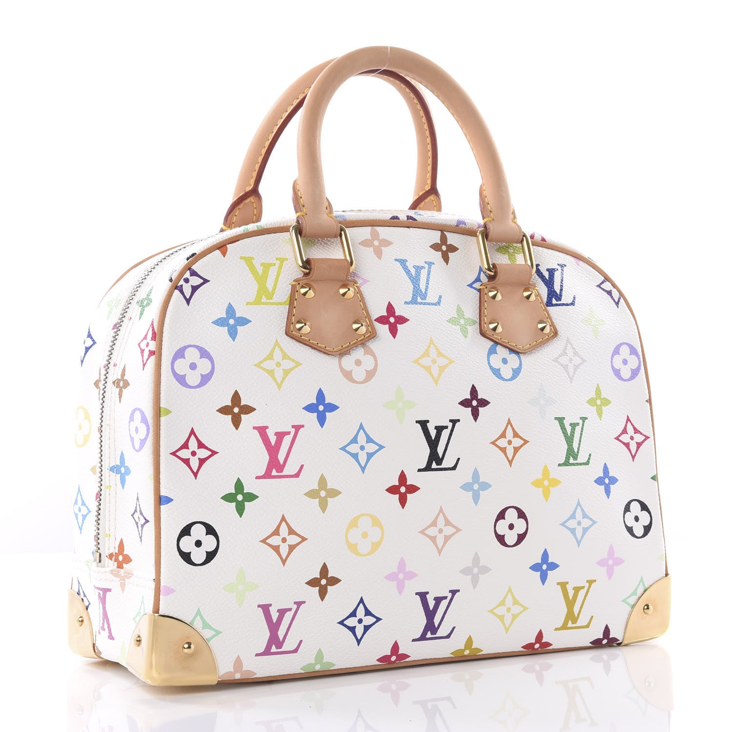 Louis Vuitton Monogram Multicolor Trouville White 2 of 9