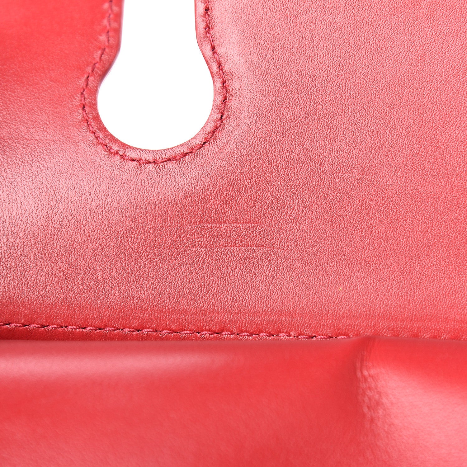 Versace Calfskin Large Palazzo Empire Bag Deep Red 9 of 10