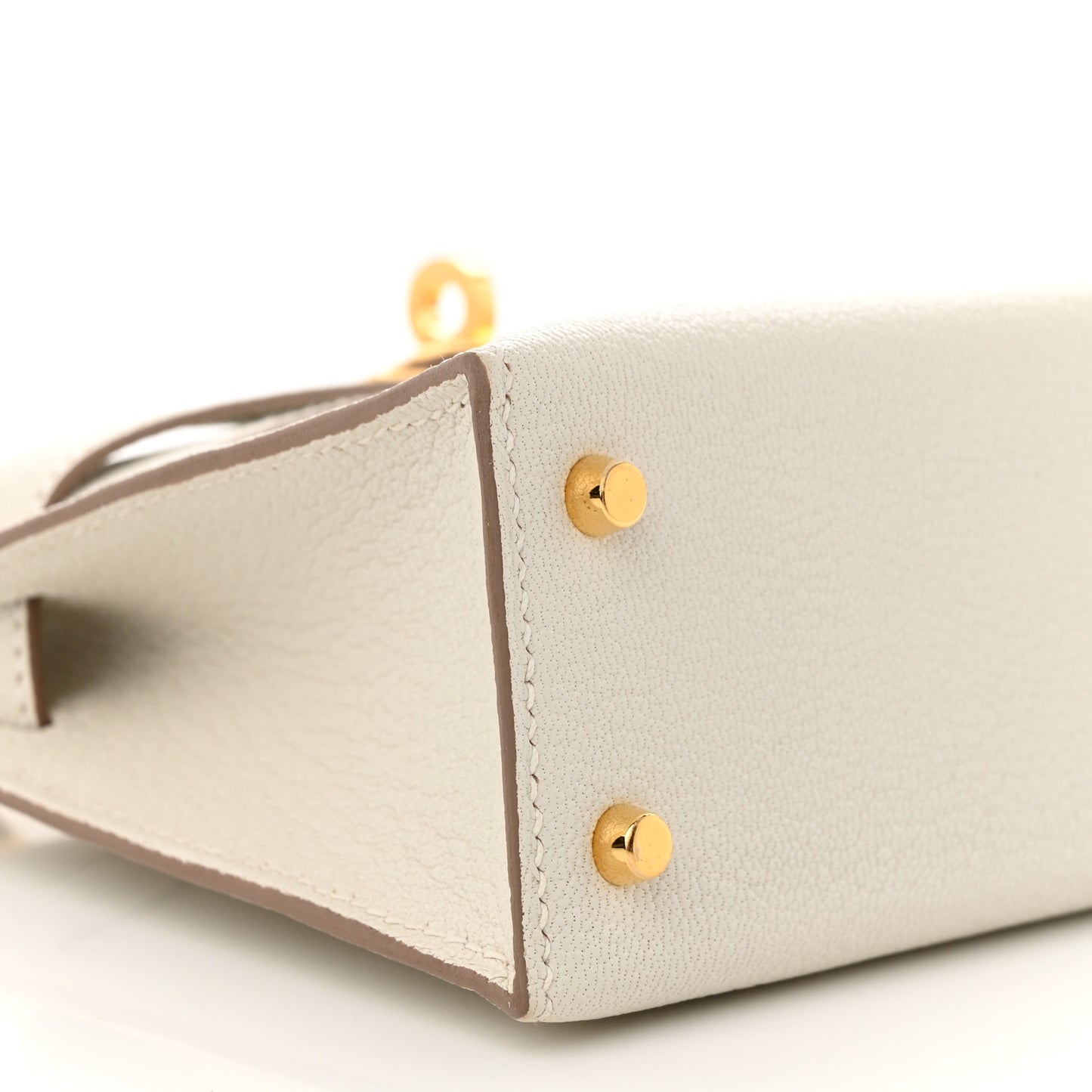 Chevre Mysore Mini Kelly Sellier 20 Mushroom
