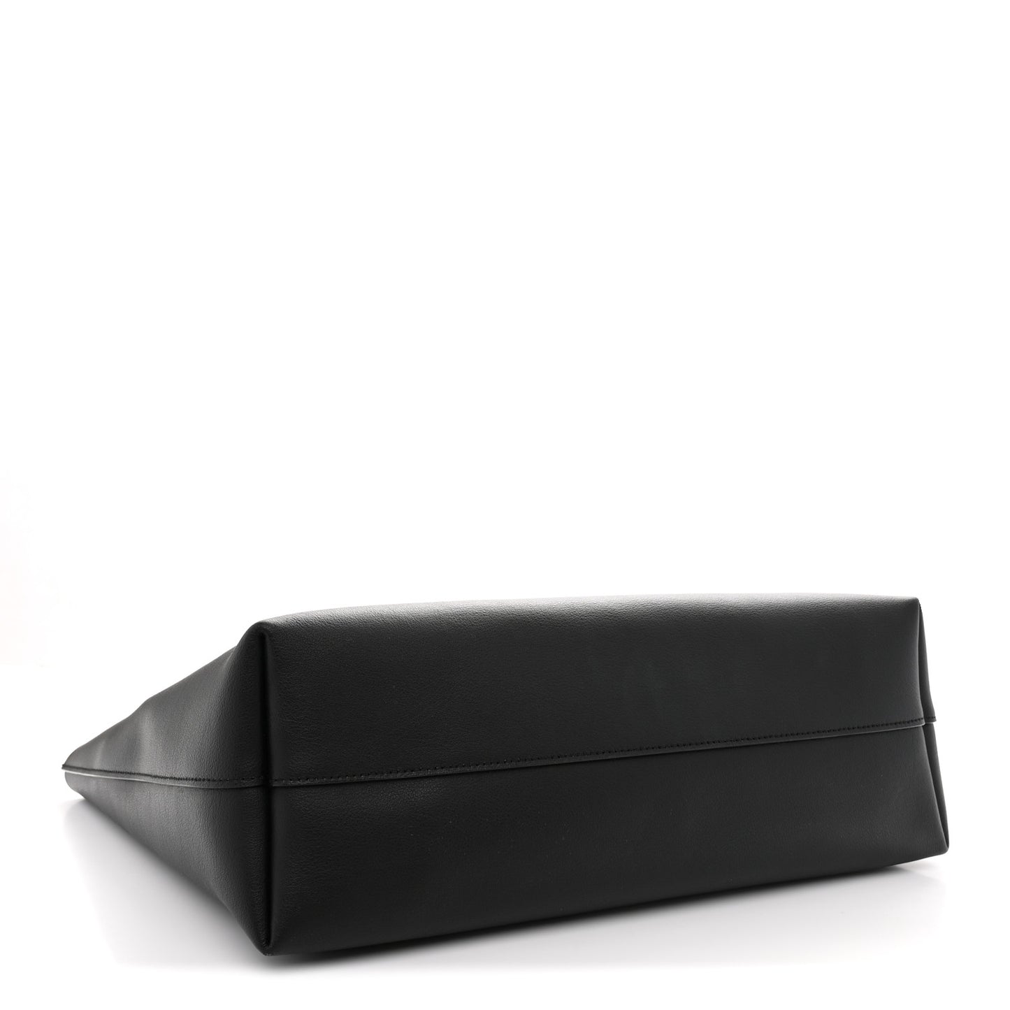 Calfskin Large Shopping Tote Black