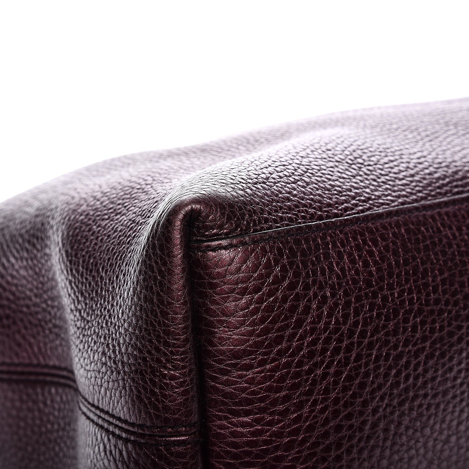 Gucci Metallic Cellarius Calfskin Medium Soho Chain Shoulder Bag Classic Burgundy 10 of 13