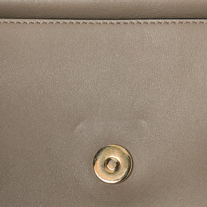 Chloe Calfskin Suede Medium Faye Shoulder Bag Motty Grey 12 of 13