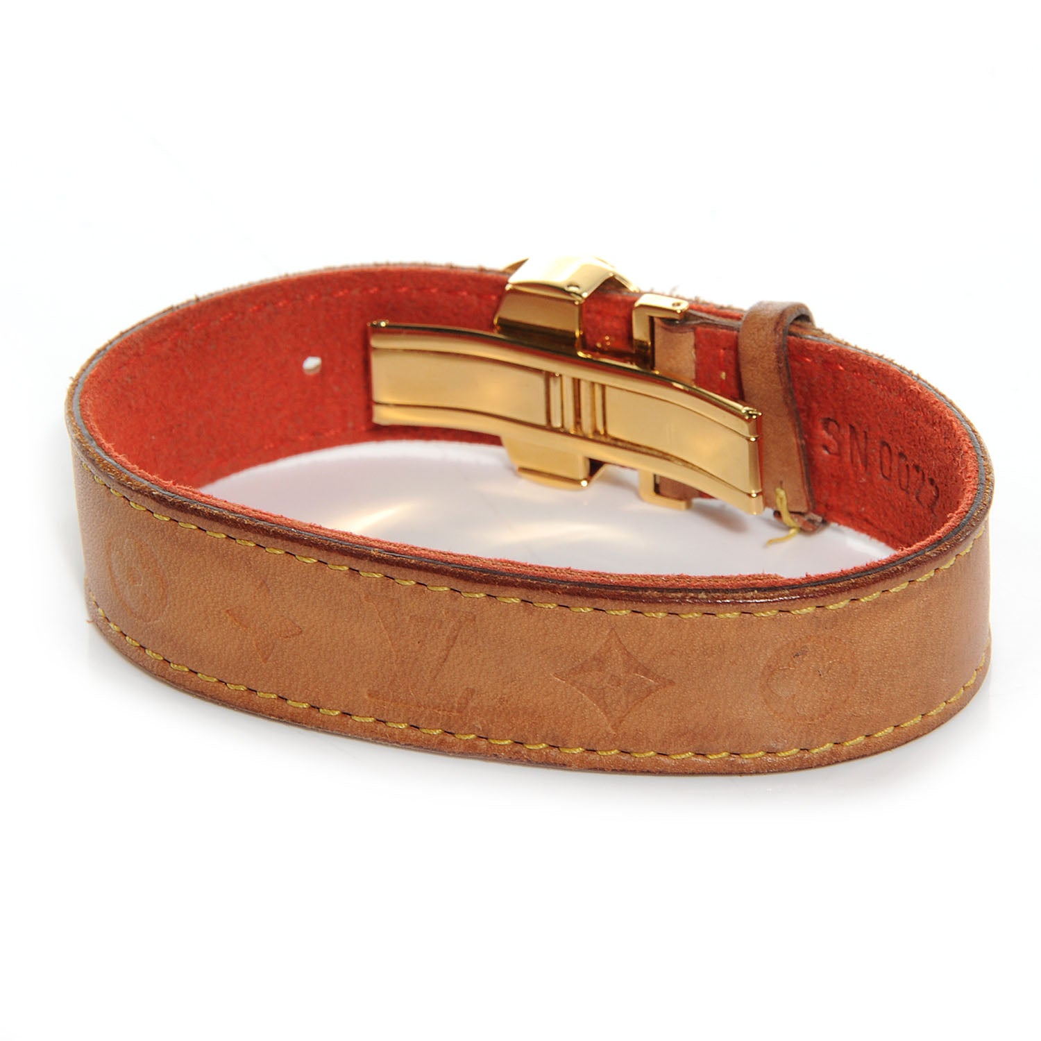 Louis Vuitton Vachetta Leather Wish Bracelet 3 of 7