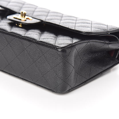 Chanel Caviar Quilted Medium Double Flap Black 9 of 10
