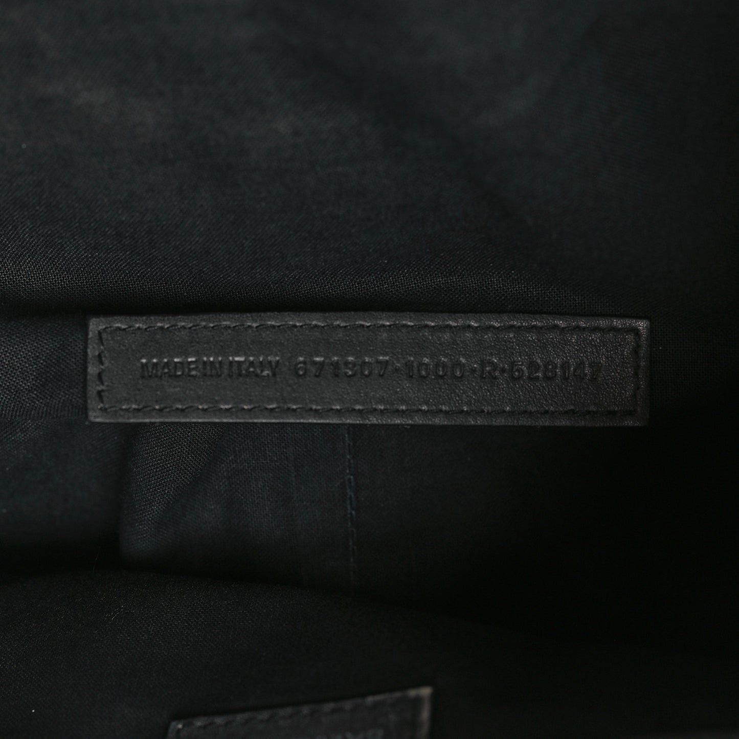 Used Calfskin Small Le Cagole Shoulder Bag Black