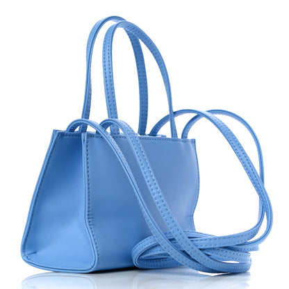 Telfar Vegan Leather Small Shopping Bag Cerulean 3 of 10
