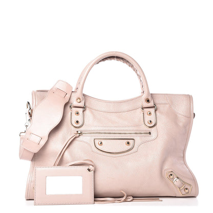 Balenciaga Chevre Gold Metallic Edge Hardware City Rose Aubepine Bois de Rose 1 of 9