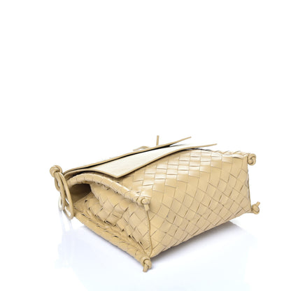 Bottega Veneta Nappa Intrecciato Small Knot Flap Crossbody Tapioca 4 of 10