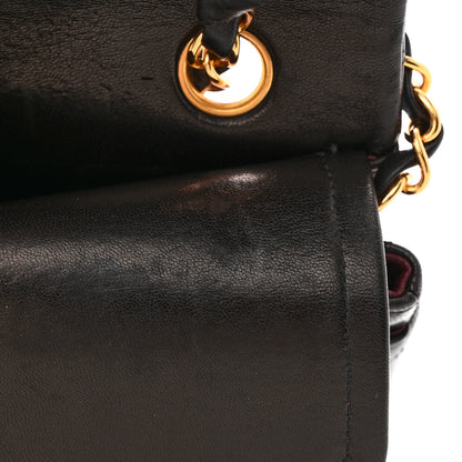 Chanel Lambskin Quilted Small Double Flap Black 12 of 15