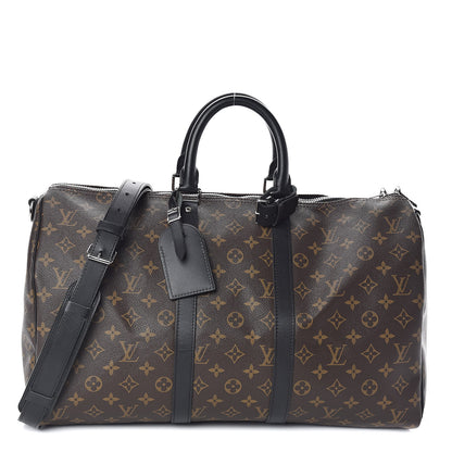Louis Vuitton Monogram Macassar Keepall Bandouliere 45 1 of 10