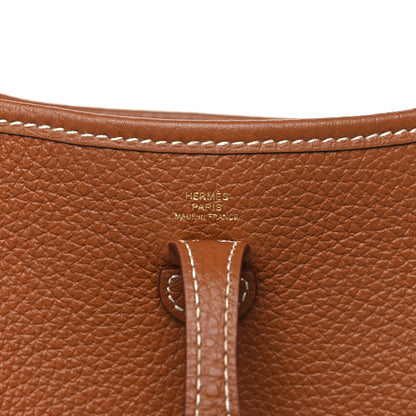 Hermes Taurillon Clemence Evelyne TPM Gold 6 of 9