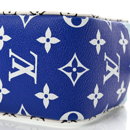 Louis Vuitton Monogram Giant Hawaii Beach Pouch Blue 10 of 10