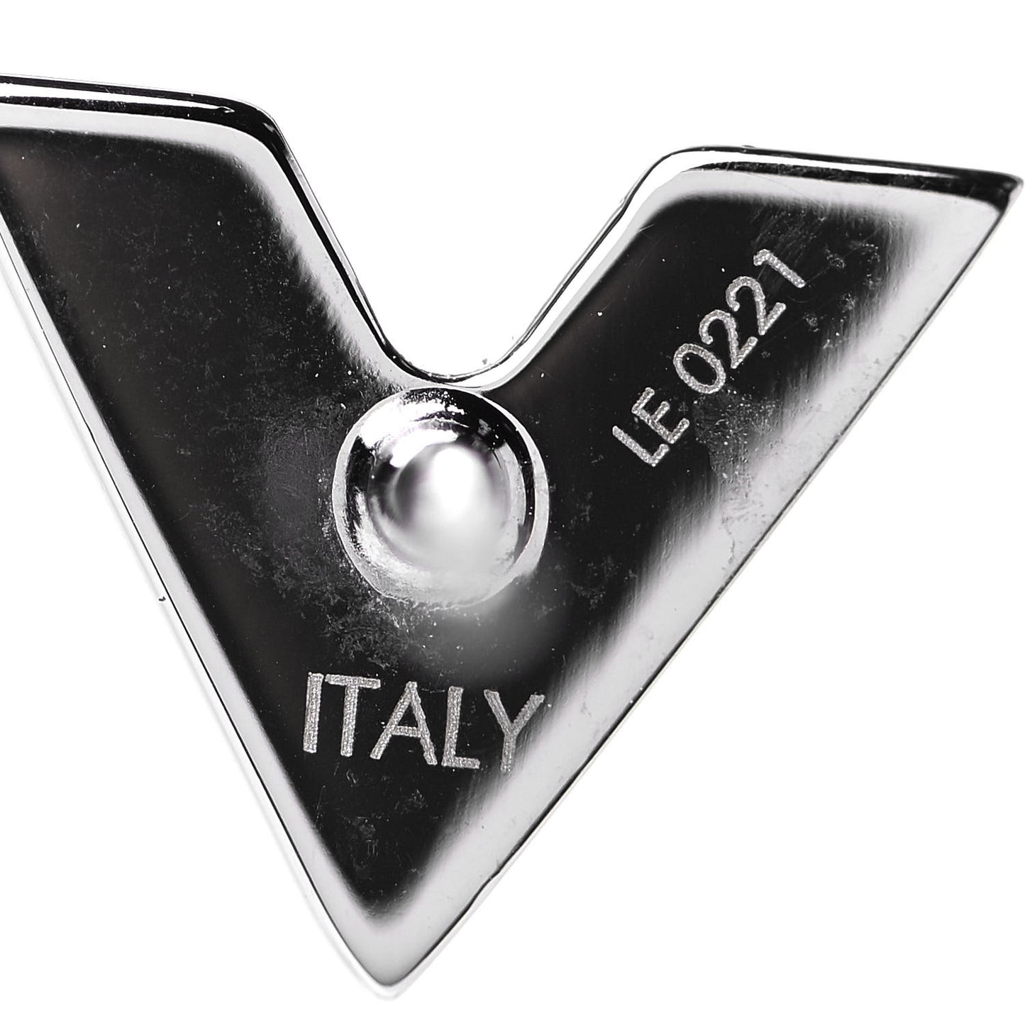 Essential V Stud Earrings Silver
