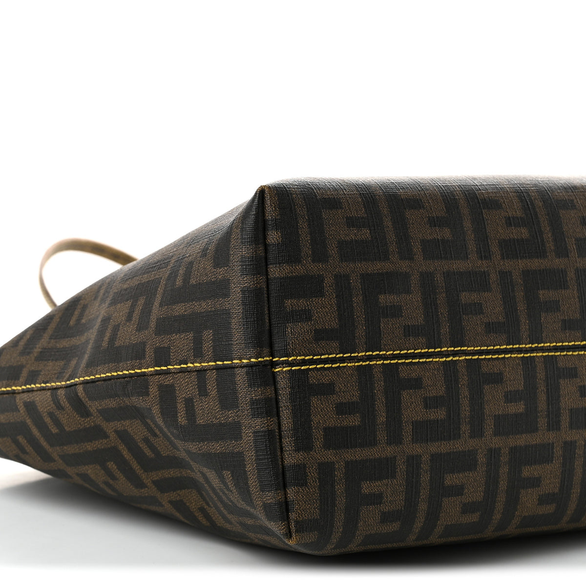 Zucca Spalmati Small Roll Tote Tobacco Yellow