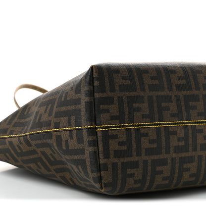 Fendi Zucca Spalmati Small Roll Tote Tobacco Yellow 8 of 10