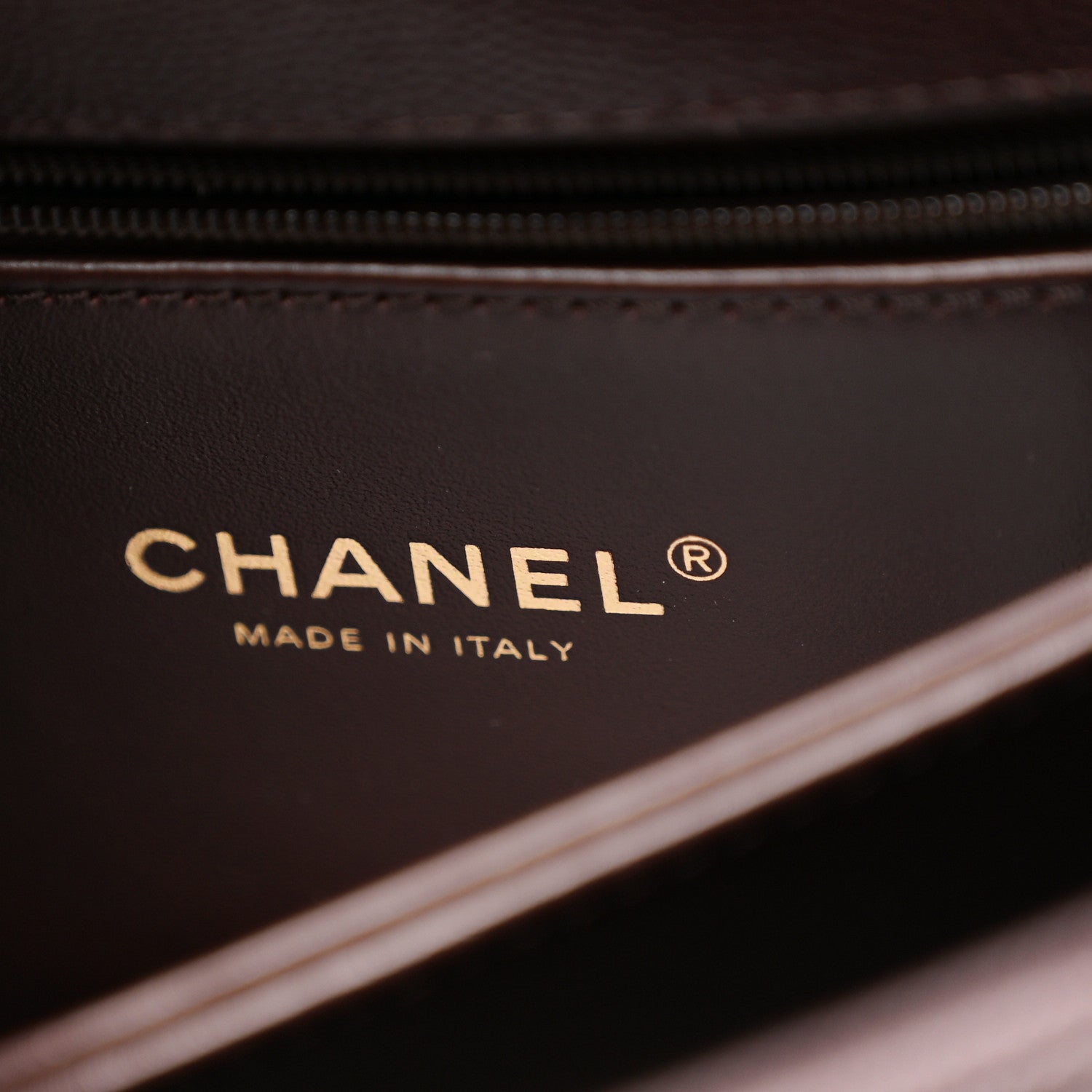 Chanel Caviar Quilted Mini Coco Handle Flap Burgundy 6 of 10