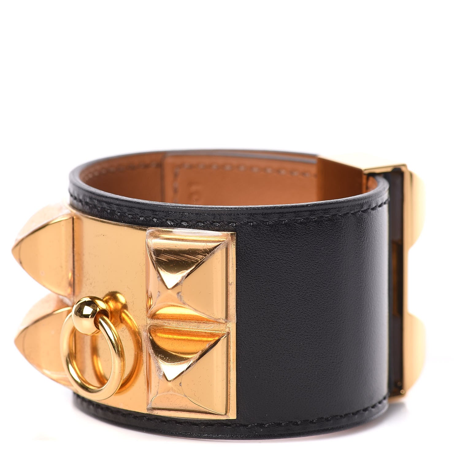Hermes Box Collier de Chien CDC Bracelet S Black 1 of 6