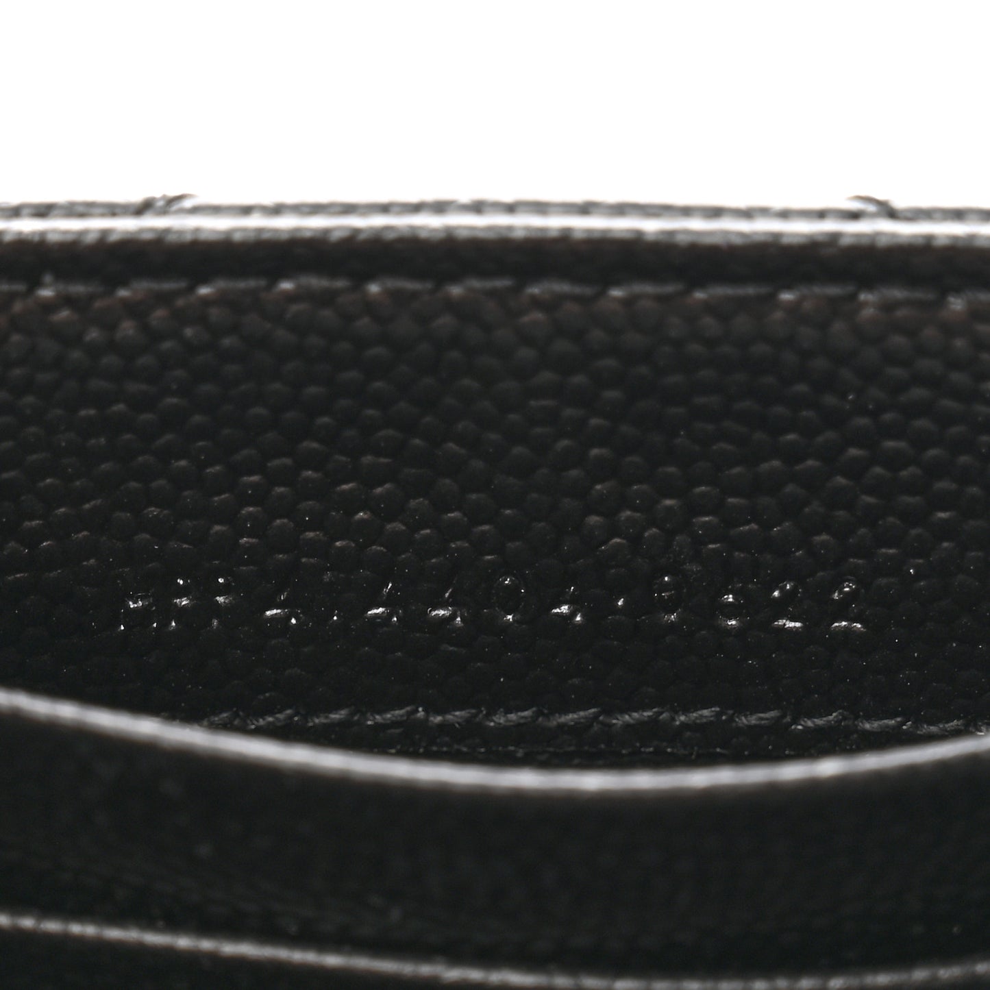 Grain De Poudre Matelasse Chevron Small Monogram Envelope Wallet Black