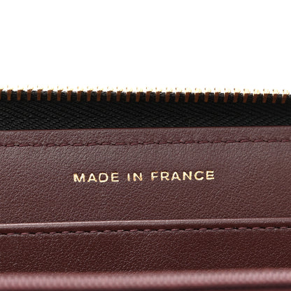 Chanel Caviar Quilted Large Gusset Zip Around Wallet Black 7 of 9